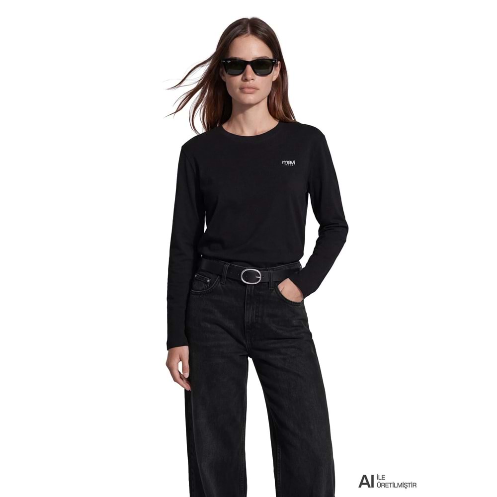 Mavi M1620079-900 Mavi Jeans Baskılı Tişört Kadın Tişört