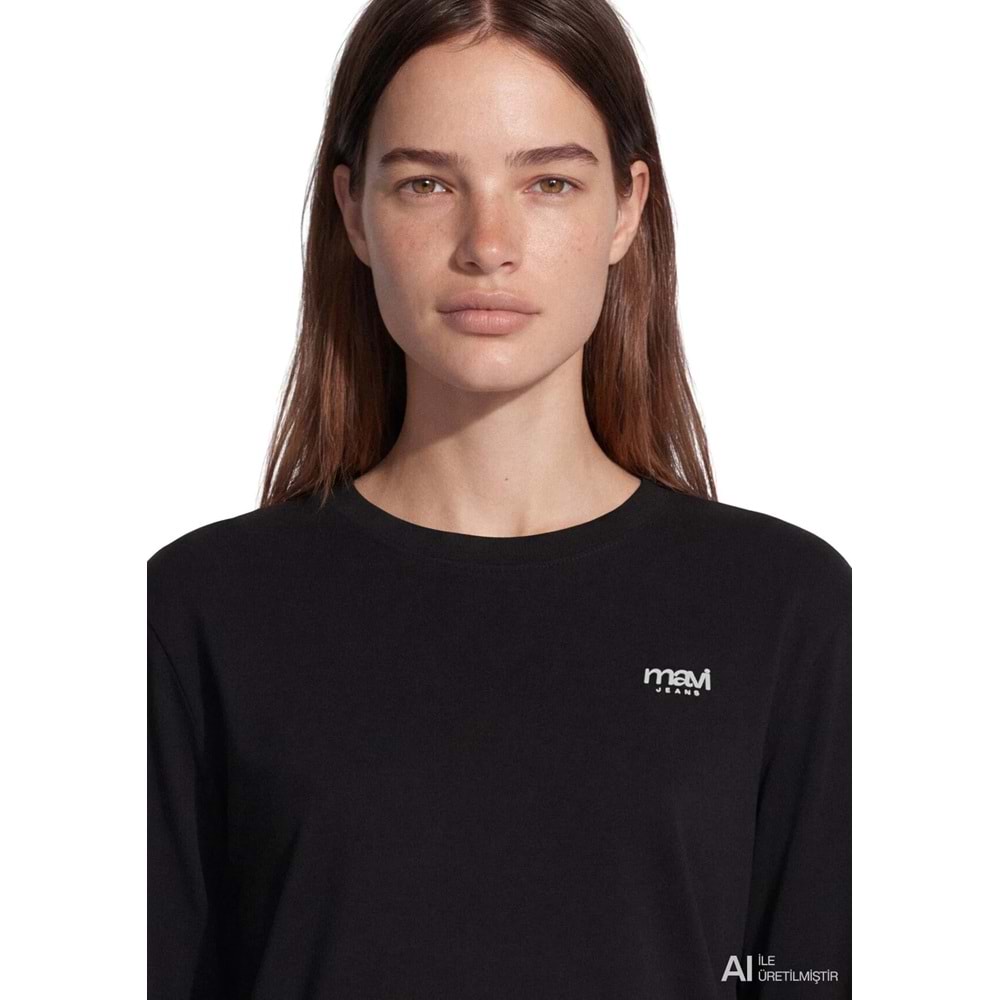 Mavi M1620079-900 Mavi Jeans Baskılı Tişört Kadın Tişört