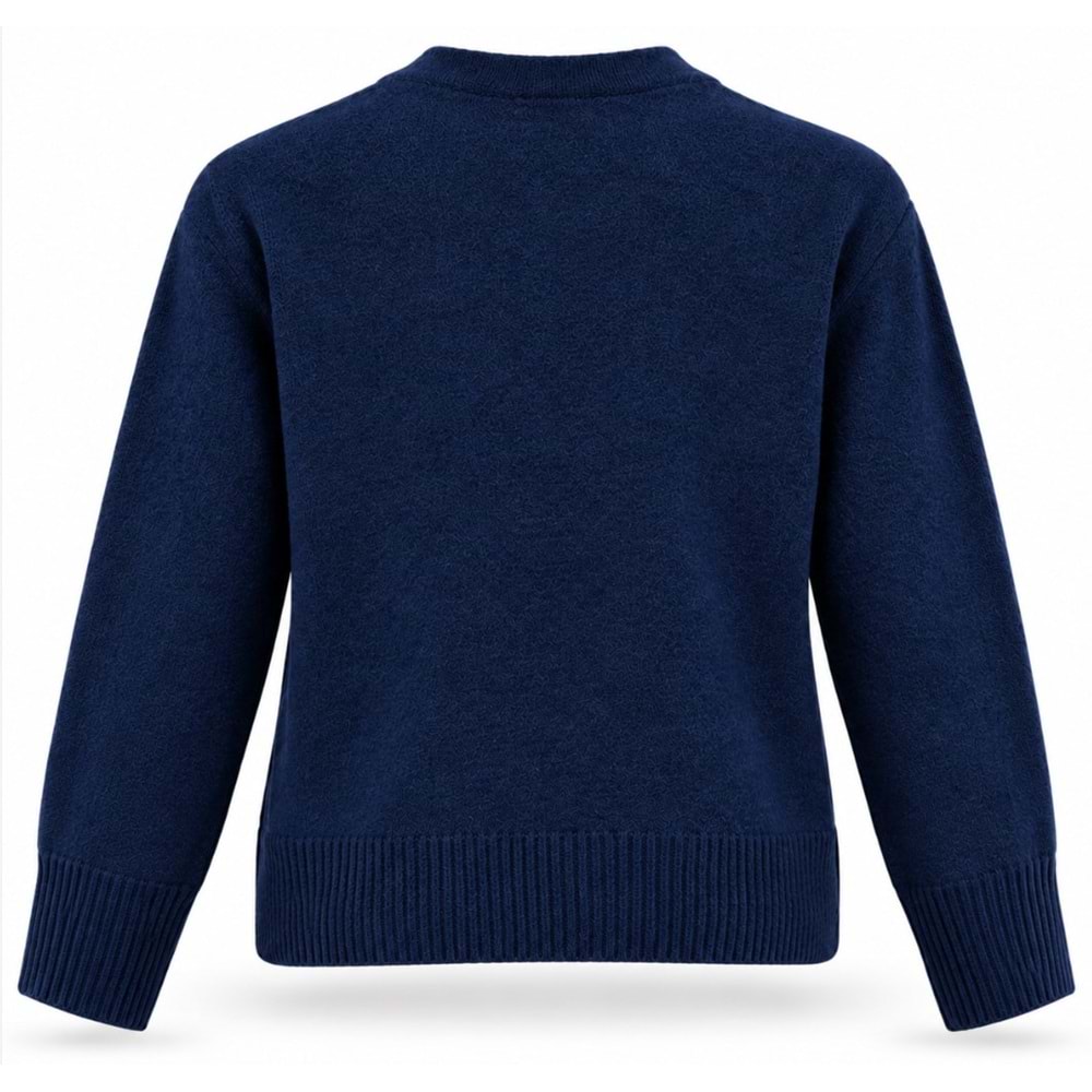 Mavi M1720098-86623 Mavi Düğmeli Kazak Hırka Kadın Sweatshirt