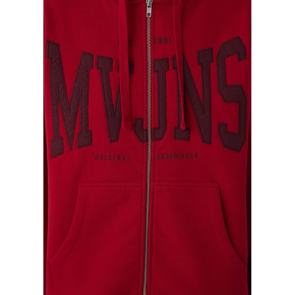 Mavi M1S10421-82054 Mavi Jeans Logo Nakışlı Fermuarlı Kadın Sweatshirt