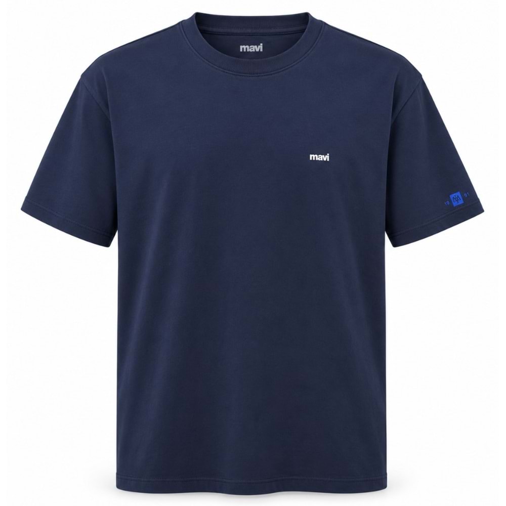 Mavi M0620348-84371 Mavi Logo Baskılı Basic Tişört Erkek Tişort