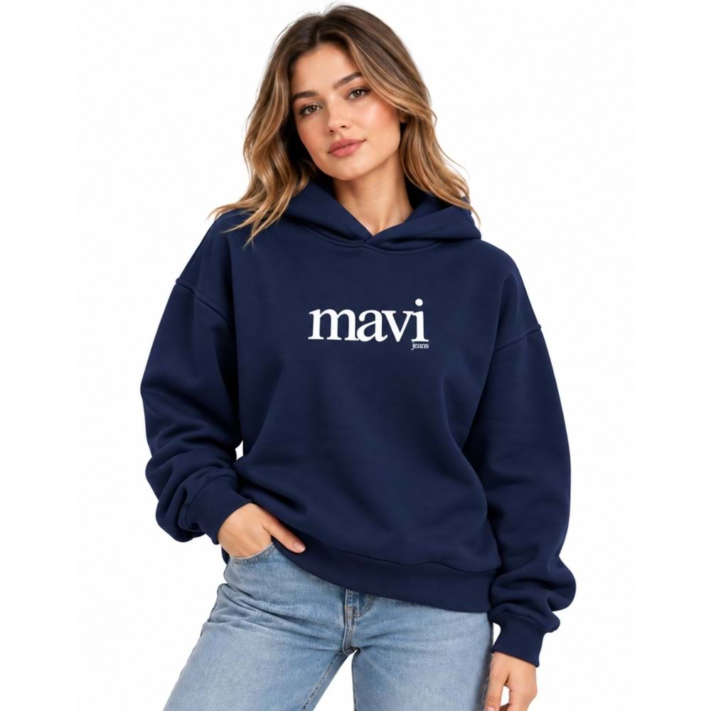 Mavi M1S20139-82318 Mavi Jeans Kapüşonlu Kadın Sweatshirt