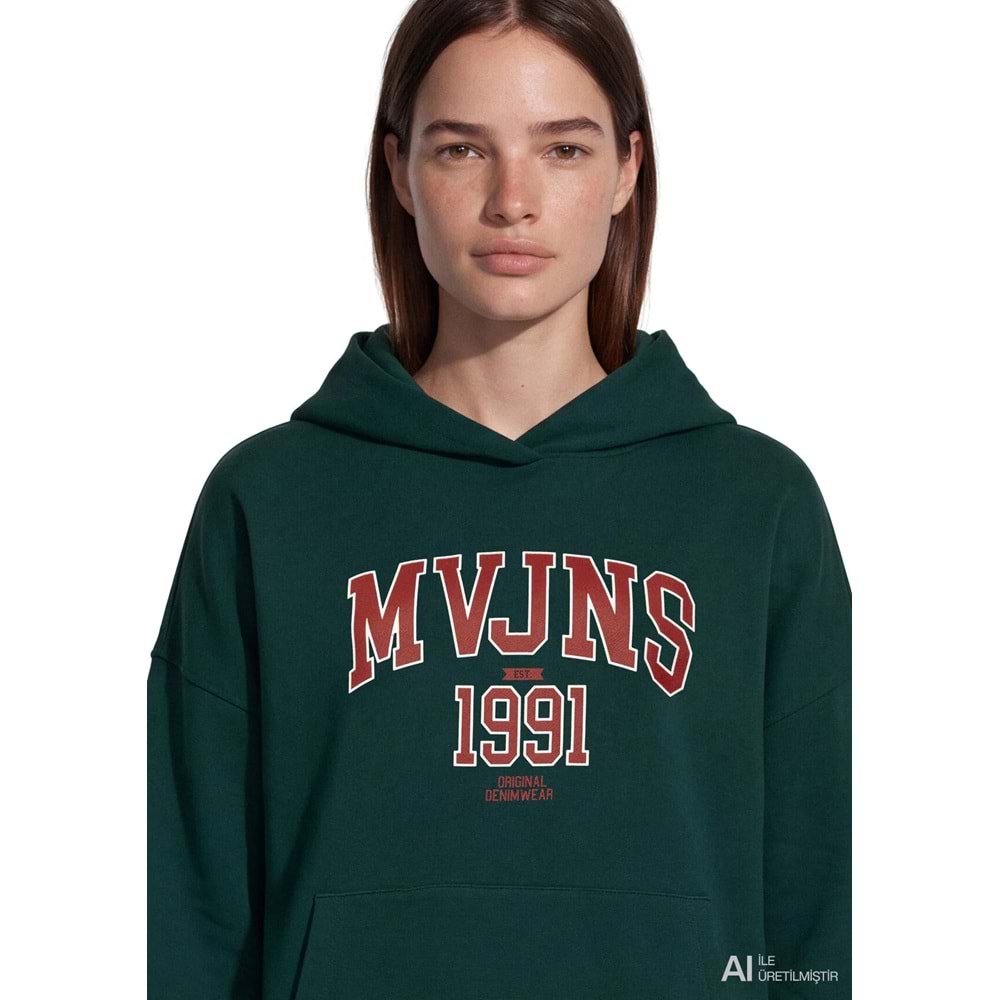 Mavi M1S20141-71929 Mavi Jeans Logo Baskılı Kadın Sweatshirt