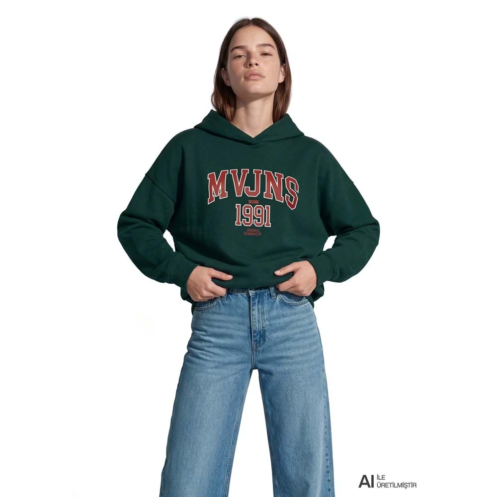 Mavi M1S20141-71929 Mavi Jeans Logo Baskılı Kadın Sweatshirt