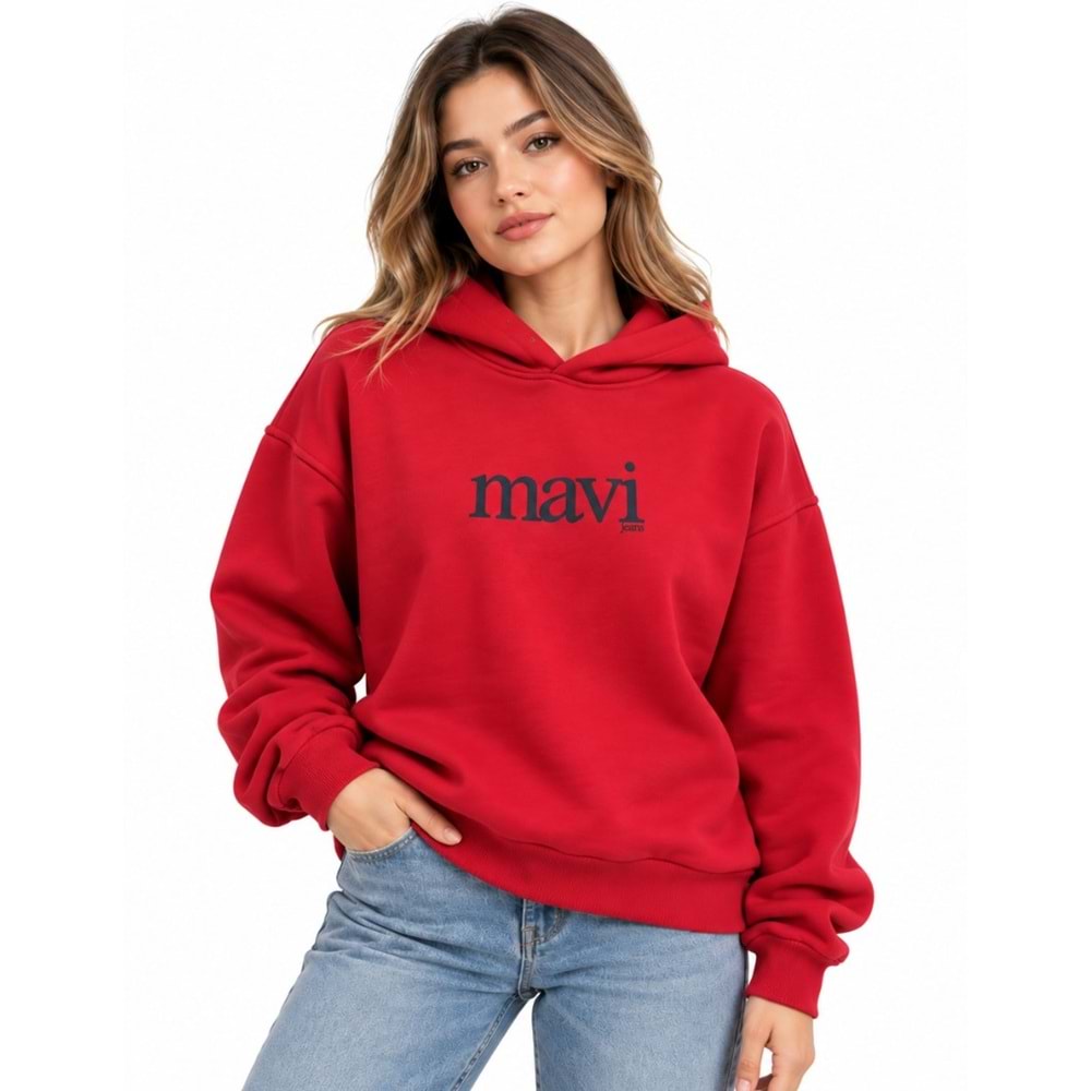 Mavi M1S20139-82318 Mavi Jeans Kapüşonlu Kadın Sweatshirt