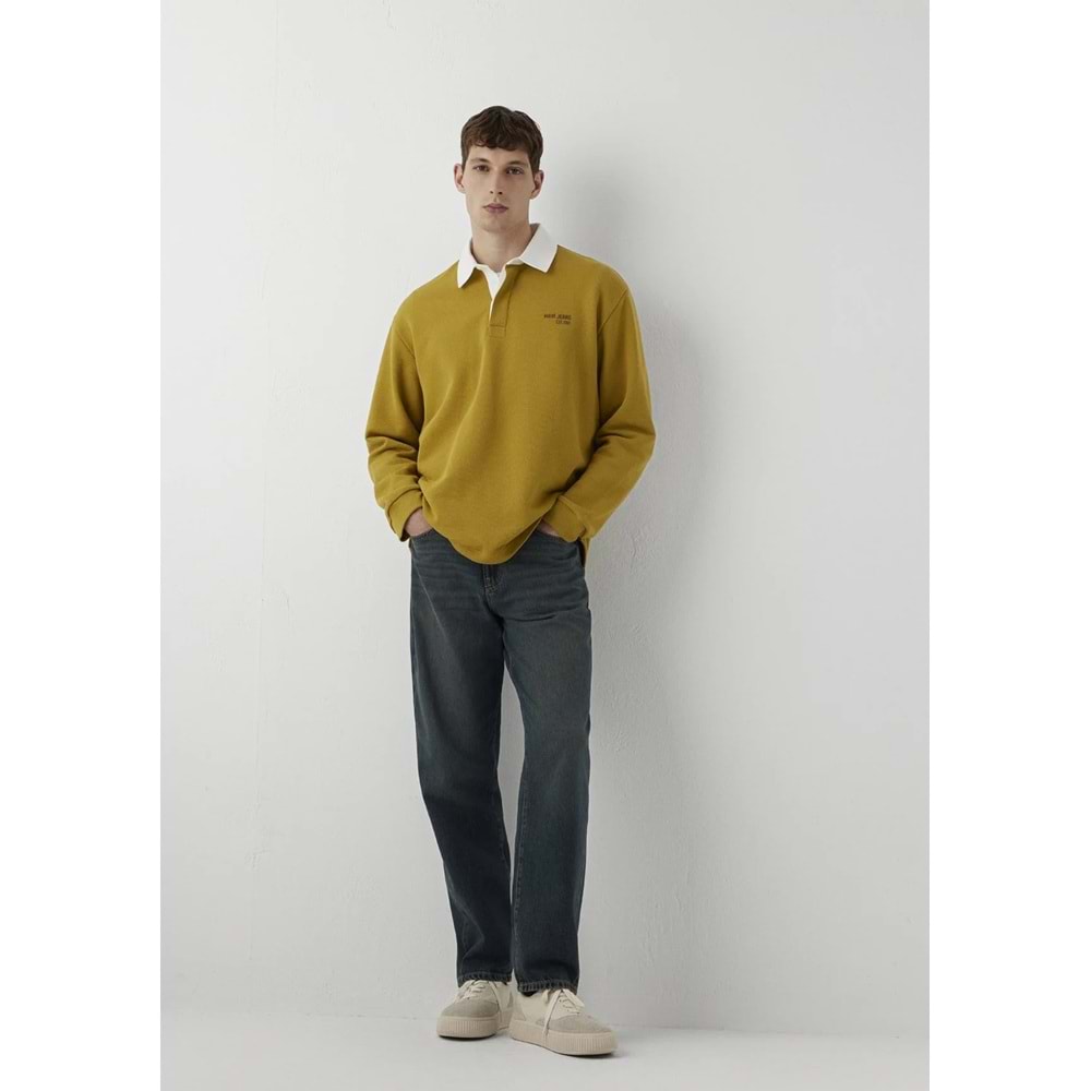 Mavi M0010289-A7783 Mavi Toronto Baggy Classic Vintage Puslu Jean Pantolon Erkek Kot Pantolon