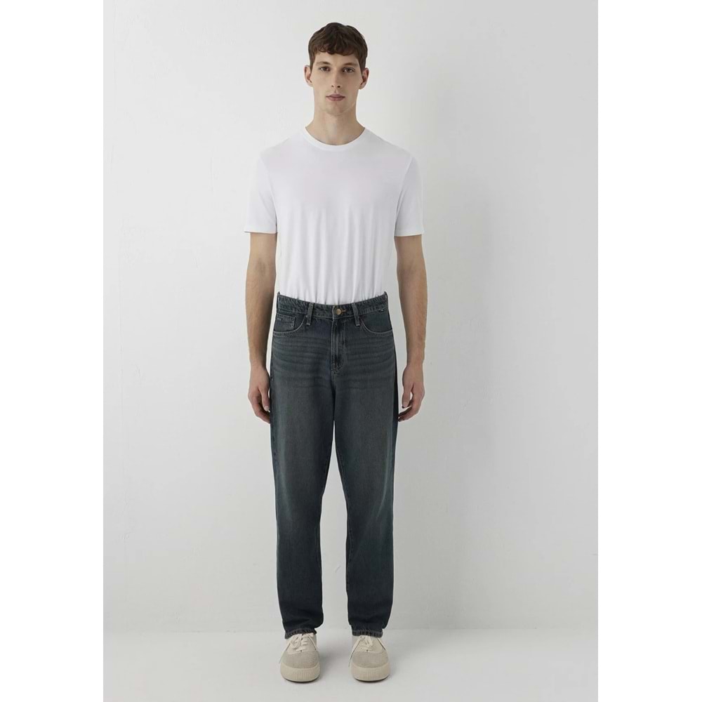 Mavi M0010289-A7783 Mavi Toronto Baggy Classic Vintage Puslu Jean Pantolon Erkek Kot Pantolon
