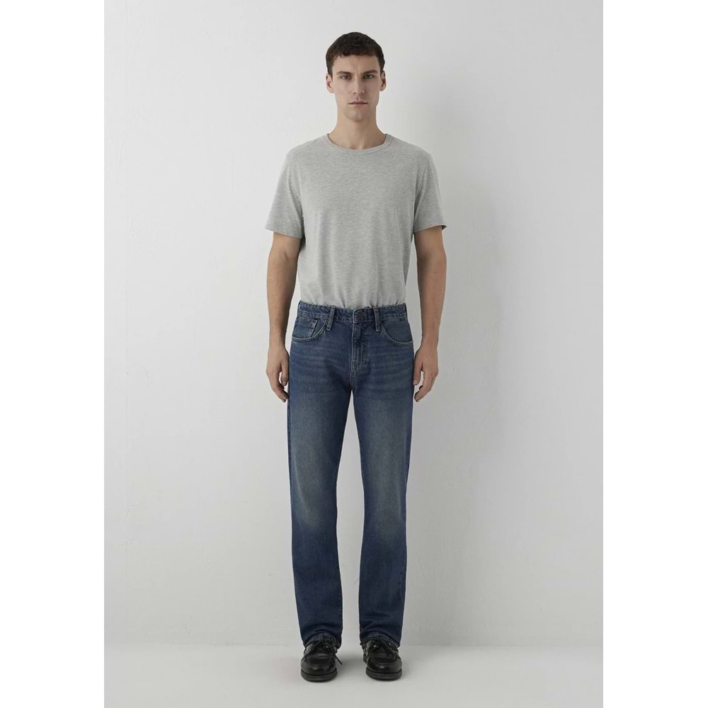 Mavi M0010039-A7781 Mavi Lisbon Loose Classic Vintage Jean Pantolon Erkek Kot Pantolon