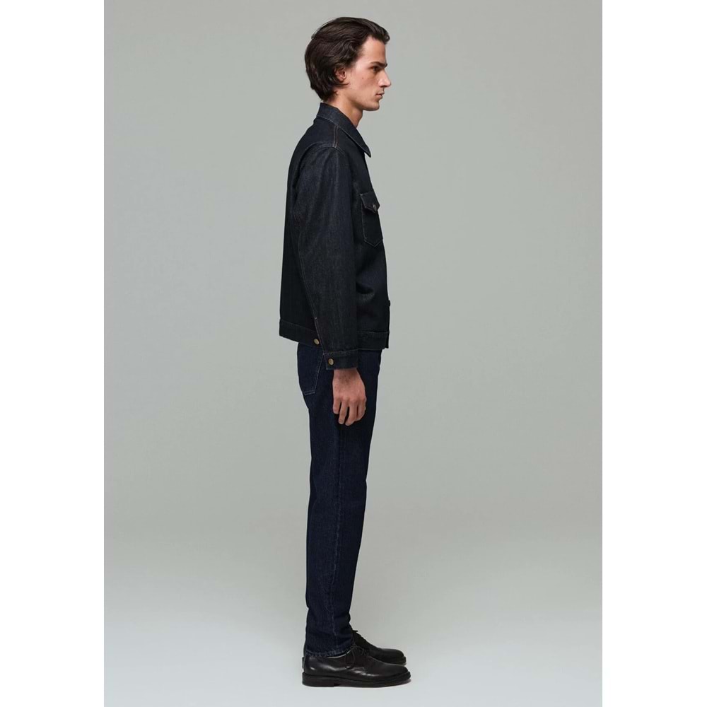 Mavi M0121290-A7779 Mavi Caleb Classic Vintage Rinse Denim Kot Ceket Erkek Ceket