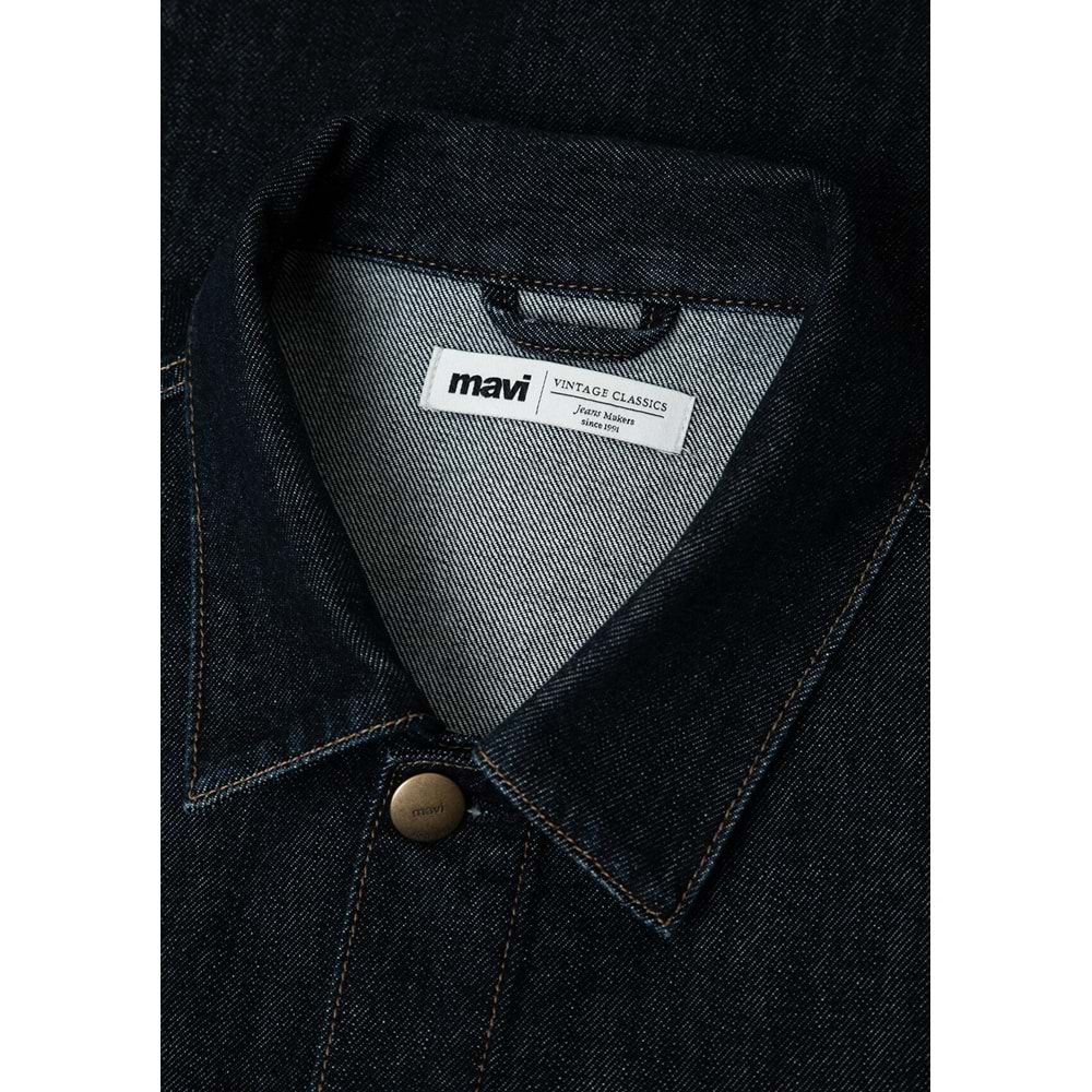 Mavi M0121290-A7779 Mavi Caleb Classic Vintage Rinse Denim Kot Ceket Erkek Ceket