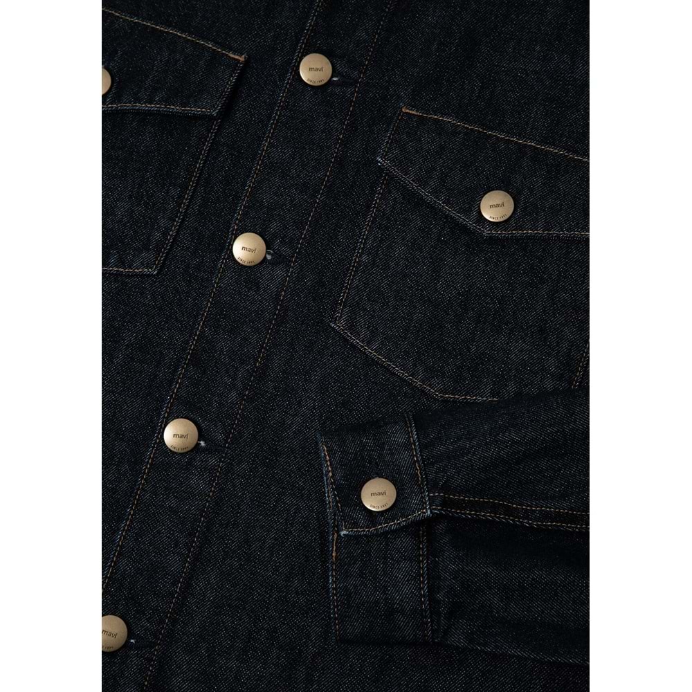 Mavi M0121290-A7779 Mavi Caleb Classic Vintage Rinse Denim Kot Ceket Erkek Ceket