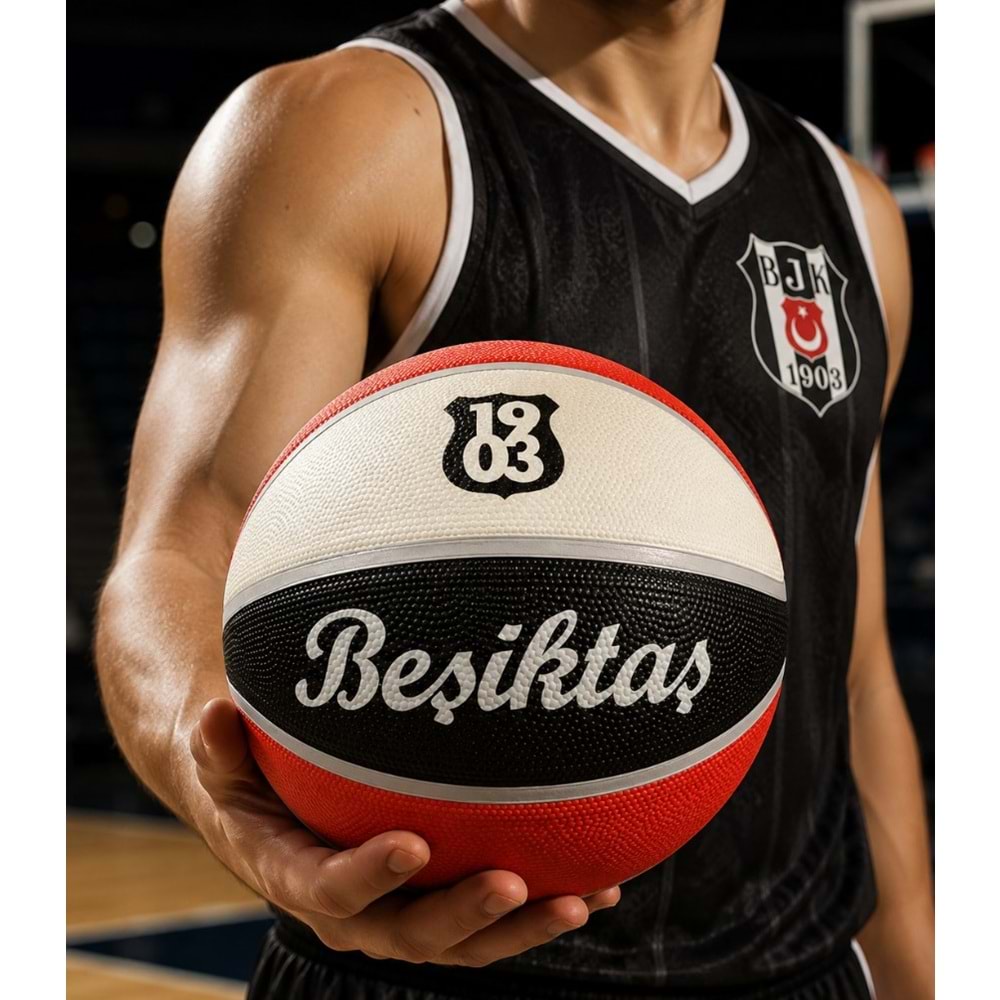 Beşiktaş Lisanslı TWN Top No - 7 Basketbol Topu