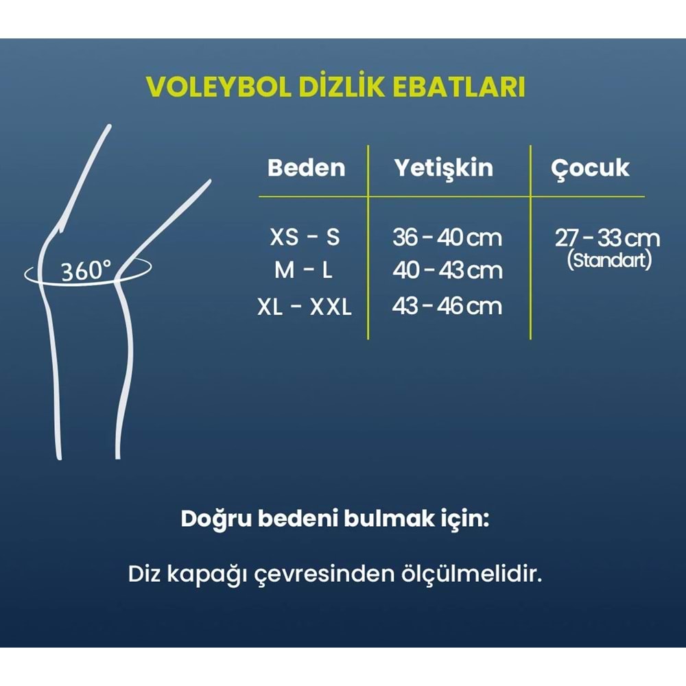 Nike N.101.3353.010 Essential Kids Voleybol Dizlik Çocuk Voleybolcu Dizliği