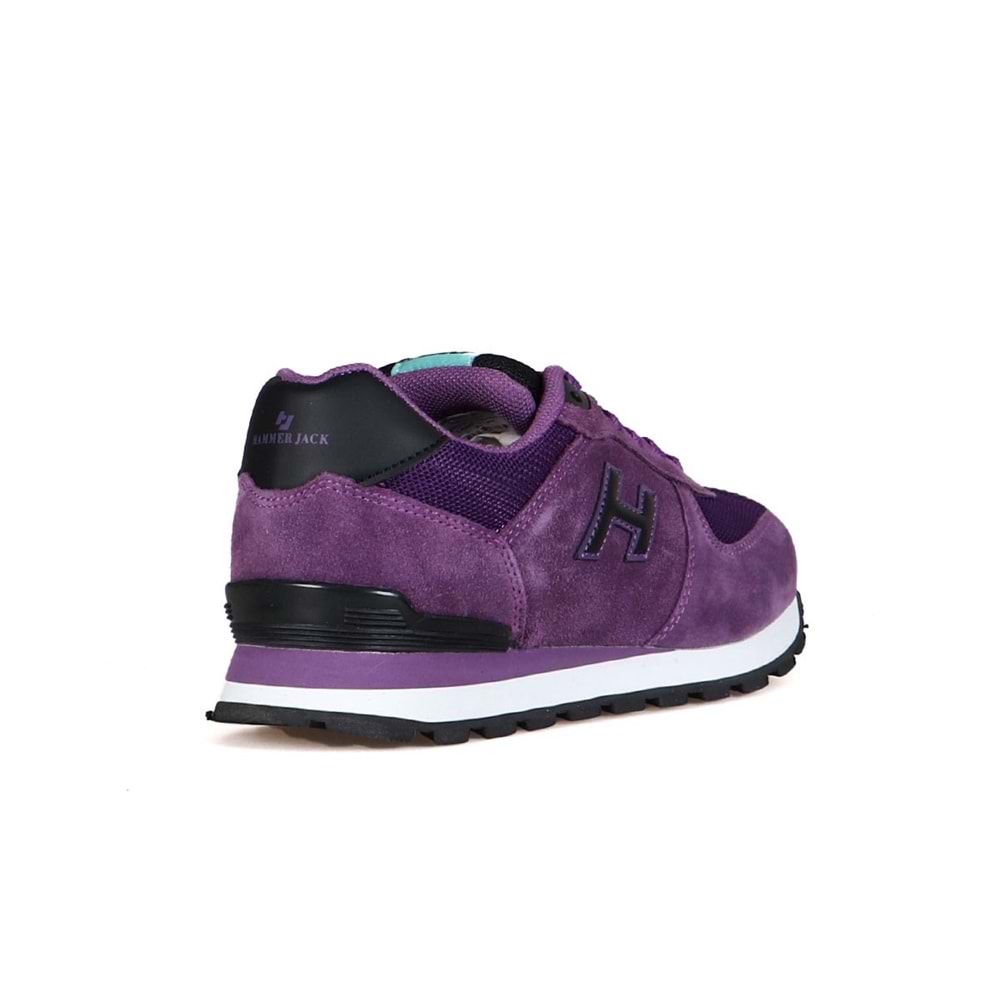 Hammer Jack 102 19250-G Peru Mor-Siyah %100 Hakiki Deri Unisex Spor Ayakkabı