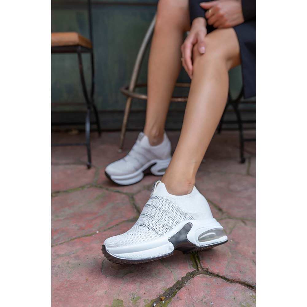 Kocamanlar 486401 Sneaker Gizli Topuk Kadın Spor Ayakkabı