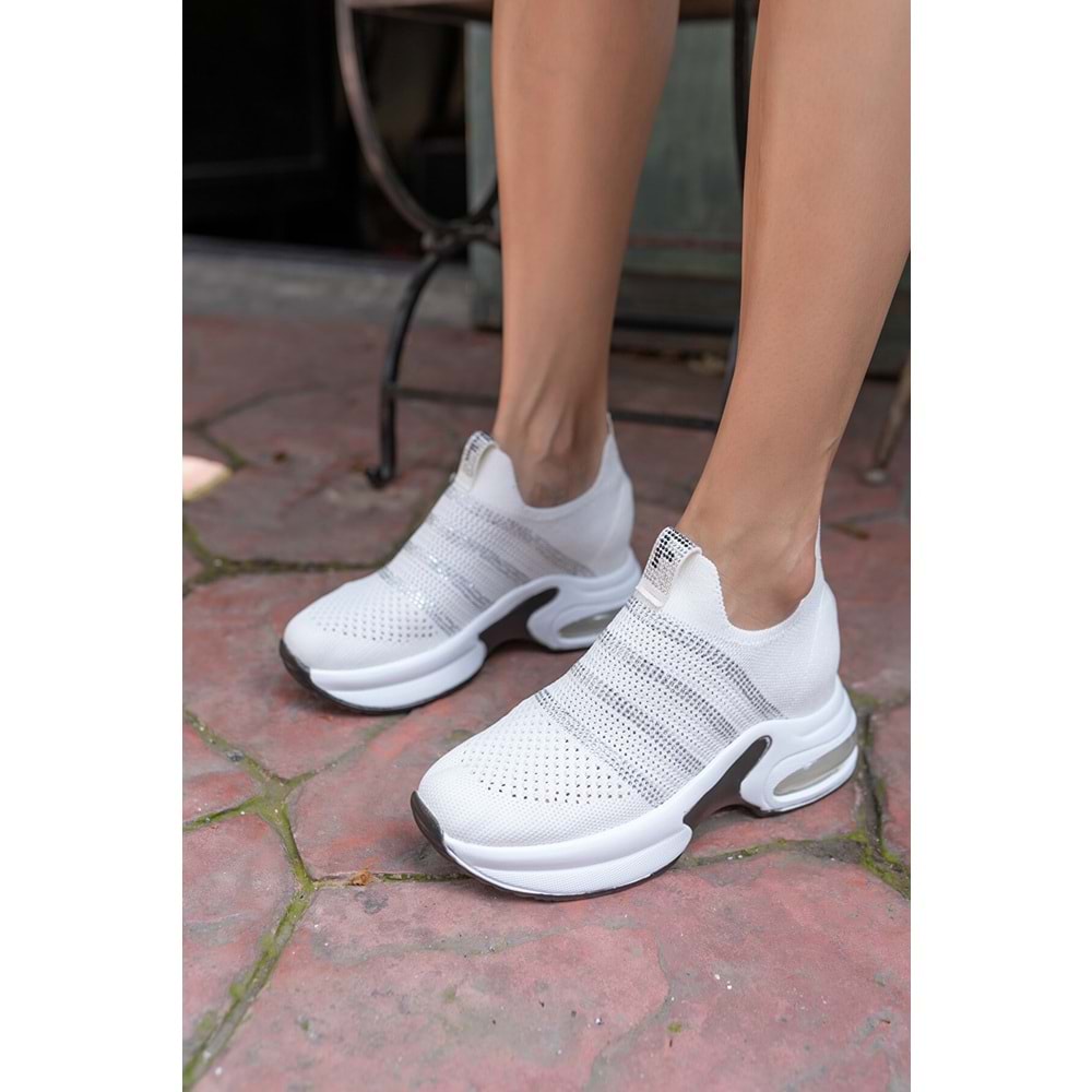 Kocamanlar 486401 Sneaker Gizli Topuk Kadın Spor Ayakkabı