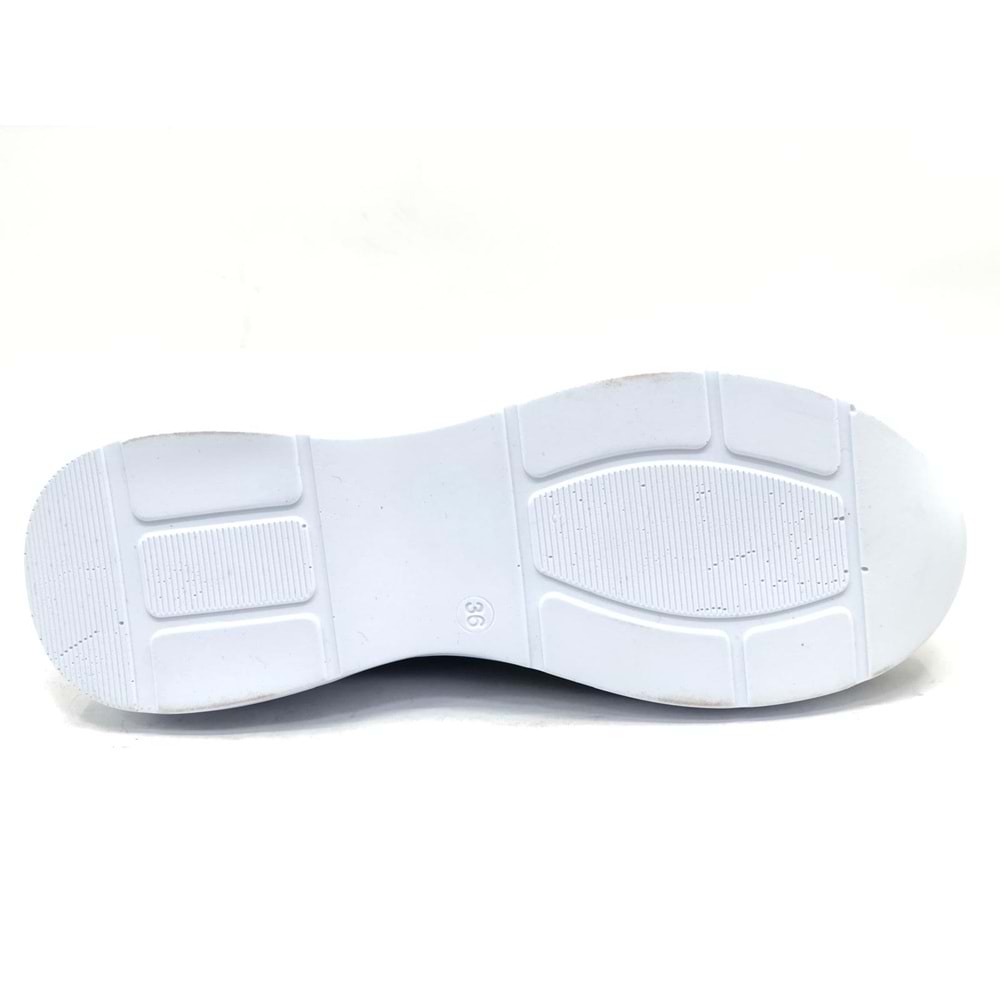 Kocamanlar 2416 4 cm Topuklu Taban Sneaker Kadın Spor Ayakkabı