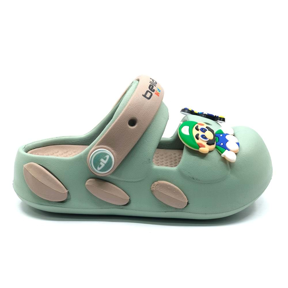 Kocamanlar E477 Hafif Rahat Taban Okul Kreş Havuz Günlük Unisex Çocuk Terlik
