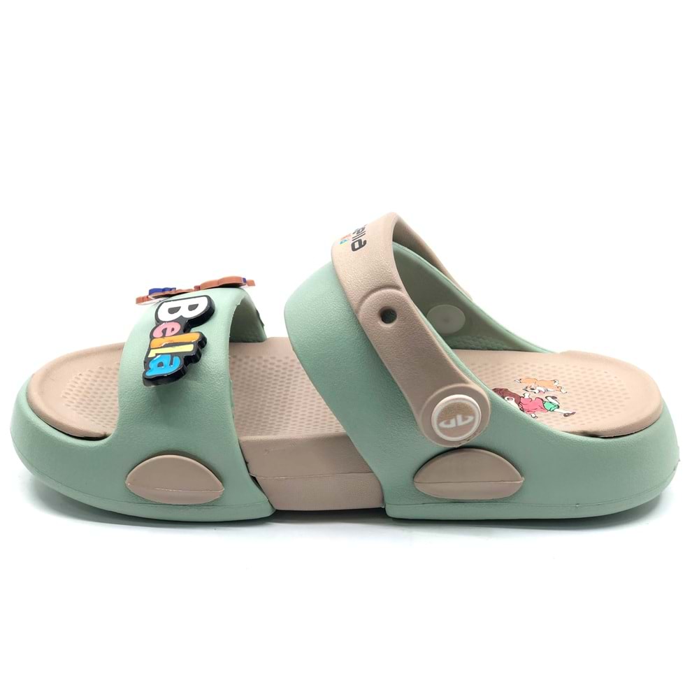 Kocamanlar E482 Hafif Rahat Taban Okul Kreş Havuz Günlük Unisex Çocuk Terlik