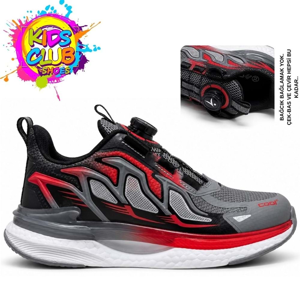 Cool Zeo Akıllı Bağcıklı Ortopedik Çocuk Spor Ayakkabı