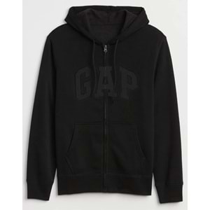 Gap V-Heritage Gap Logo Fz 499917 Erkek Kapüşonlu Fermuarlı Sweatshirt