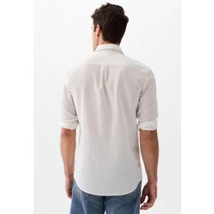 Gap Keten Karışımı Standart Fit Gömlek 885302 Erkek Gömlek