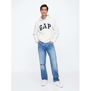 Gap V-Heritage Gap Logo SNL 674148 Erkek Kapüşonlu Sweatshirt