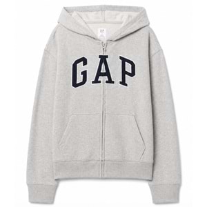 Gap V-Bas Heritage Gap Logo Baskılı Kapüşonlu Çocuk Sweatshirt