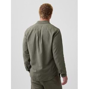 Gap Keten Karışımı Standart Fit Gömlek 887952007 Erkek Gömlek