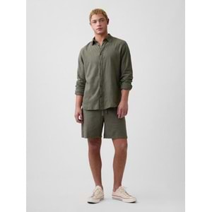Gap Keten Karışımı Standart Fit Gömlek 887952007 Erkek Gömlek