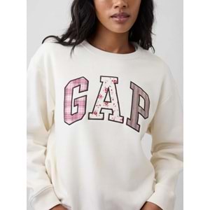 Gap V-Gap Herıtage Crew 886092 Hoodie Kadın Sweatshirt