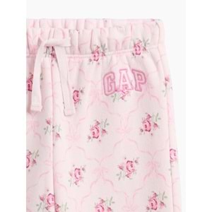Gap V-Frch Ft Bas Heritage Gap Logo Çiçek Baskılı Çocuk Eşofman Altı