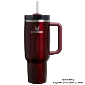 Stanley Quencher® H2.0 Fluted Tumbler Pipetli Termos Bardak 1,18L Pipetli Matara