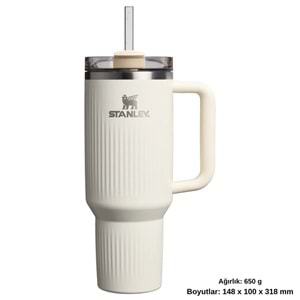 Stanley Quencher® H2.0 Fluted Tumbler Pipetli Termos Bardak 1,18L Pipetli Matara