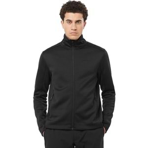 Salomon LC2300800 Sntial Midfleece Fz Jacket Erkek Polar Fermuarlı Sweatshirt
