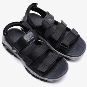 Skechers Atlan-Bodie 210444-BLK Ortopedik Erkek Sandalet