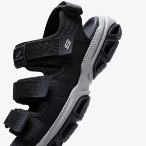 Skechers Atlan-Bodie 210444-BLK Ortopedik Erkek Sandalet