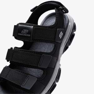 Skechers Atlan-Bodie 210444-BLK Ortopedik Erkek Sandalet