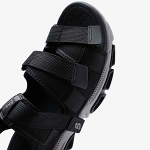 Skechers Atlan-Bodie 210444-BLK Ortopedik Erkek Sandalet