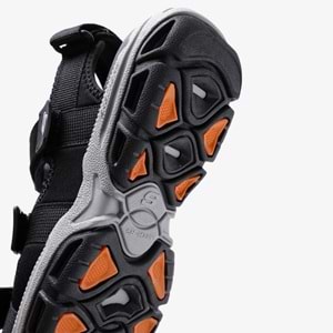 Skechers Atlan-Bodie 210444-BLK Ortopedik Erkek Sandalet