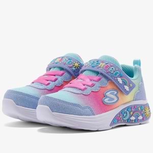 Skechers My Dreamers 303157N-LBMT Işıklı Ortopedik Çocuk Spor Ayakkabı