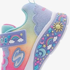 Skechers My Dreamers 303157N-LBMT Işıklı Ortopedik Çocuk Spor Ayakkabı