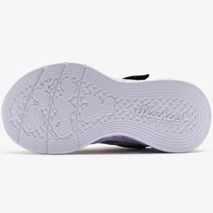 Skechers Flutter Heart Lights - Groovy Swirl 303253L-BKPK Ortopedik Işıklı Çocuk Spor Ayakkabı