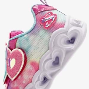 Skechers Heart Lights-Lovin Reflection 302693N-PKTQ Işıklı Ortopedik Çocuk Spor Ayakkabı