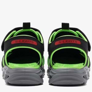 Skechers Thermo-splash-Hydro-flare 400613L-BKLM Işıklı Ortopedik Çocuk Sandalet