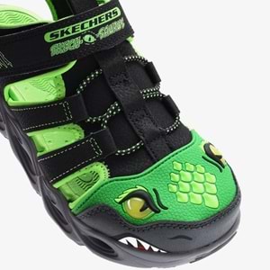 Skechers Thermo-splash-Hydro-flare 400613L-BKLM Işıklı Ortopedik Çocuk Sandalet