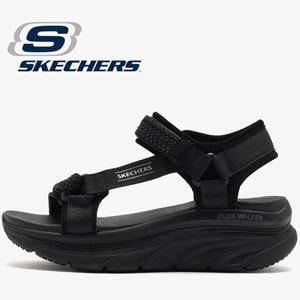 Skechers D'lux Walker-Pretty Field 119822-BBK Ortopedik Kadın Sandalet