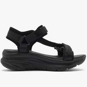 Skechers D'lux Walker-Pretty Field 119822-BBK Ortopedik Kadın Sandalet