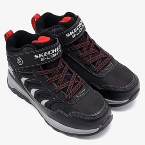 Skechers Storm Blazer - Glow Roam 406410L-BKCC Kauçuk Taban Ortopedik Işıklı Çocuk Bot