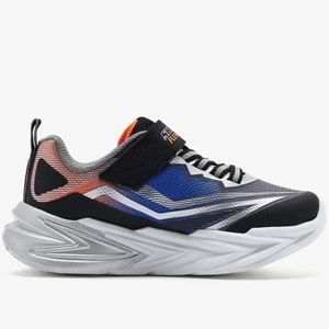 Skechers Flex Glow Ultra 400139L-BKSL Ortopedik Işıklı Çocuk Spor Ayakkabı